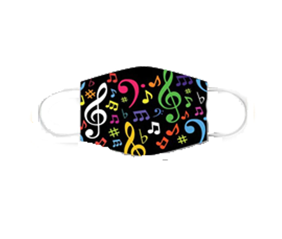 Mascarillas con temáticas musicales