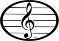 Pegatinas decorativas musicales
