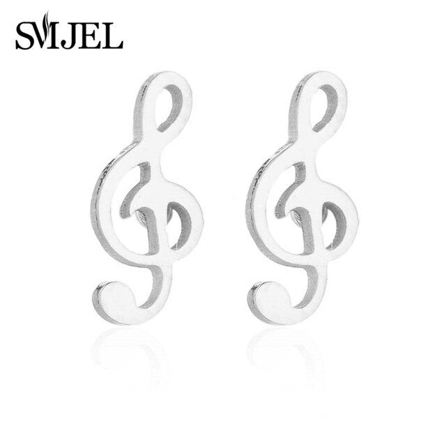 Aretes de clave de sol