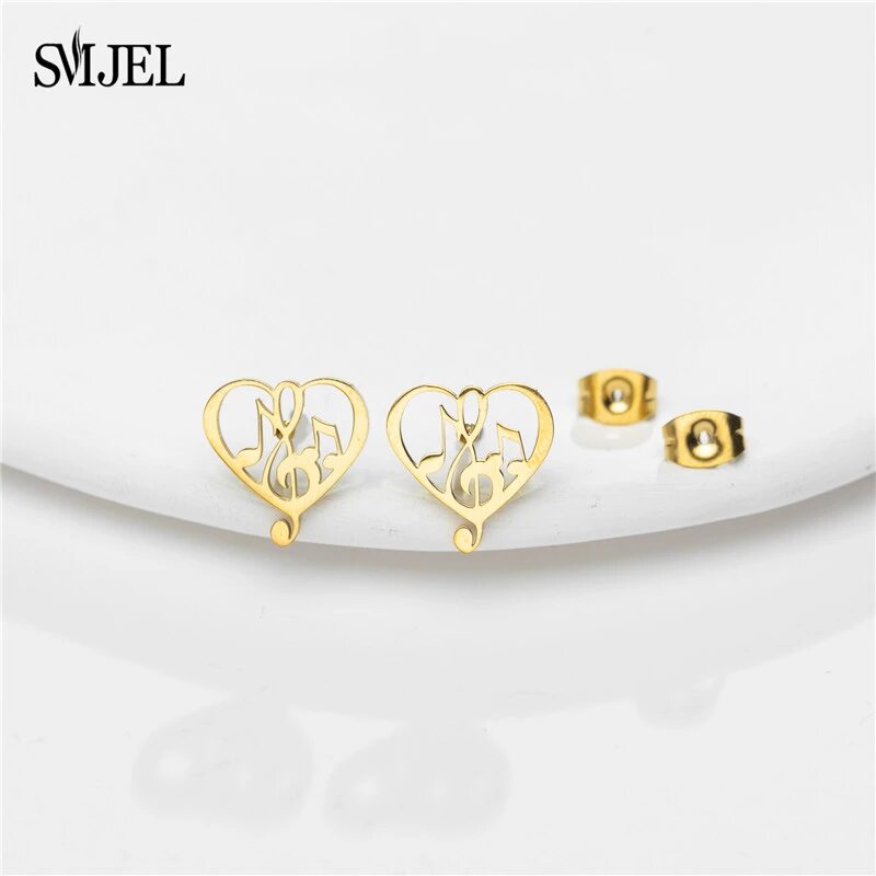 Aretes de clave de sol