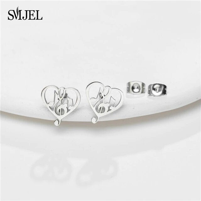 Aretes de clave de sol