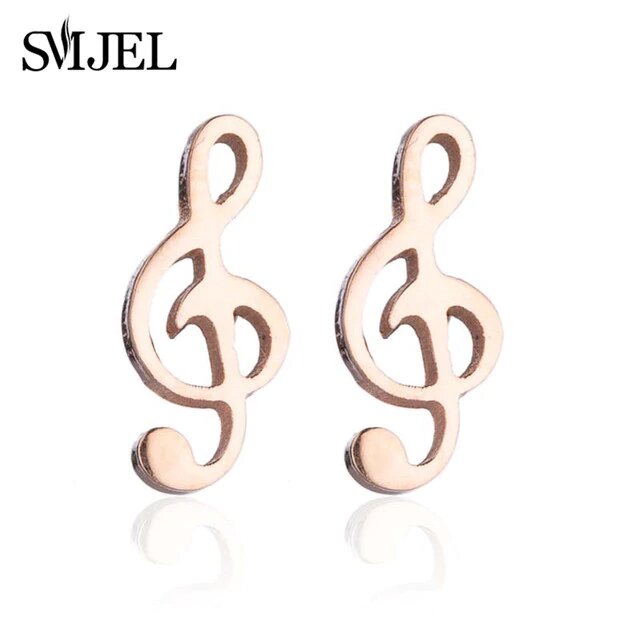Aretes de clave de sol