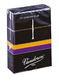 Caña Individual de Clarinete, Sib-Bb, Vandoren Paris #3 1/2