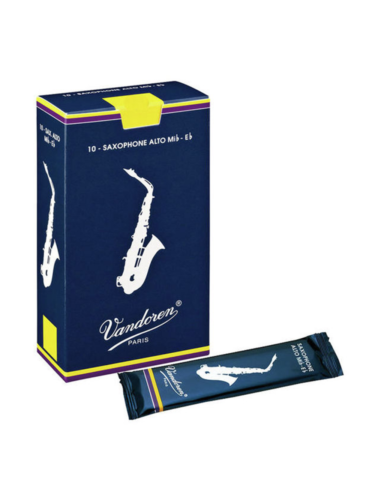 Caña Individual de Saxofón Alto Mib-Eb, Vandoren Paris #5