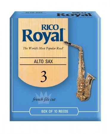 Caña Individual de Saxofón Alto, Rico Royal #3 1/2