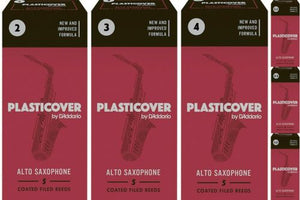 Paquete de 5 Cañas de Saxofón Soprano, Plasticover D'Addario #3.0