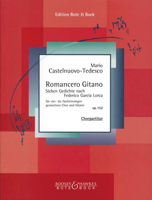 Partituras para Guitarra, Romancero Gitano, by Federico García Lorca OP.152