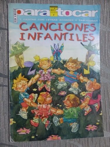 Para tocar y cantar con letras acordes y tablaturas Canciones infantiles Ricordi