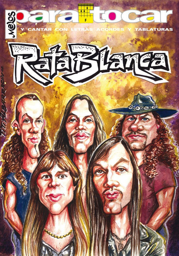 Para tocar y cantar con letras acordes y tablaturas Rata Blanca Ricordi