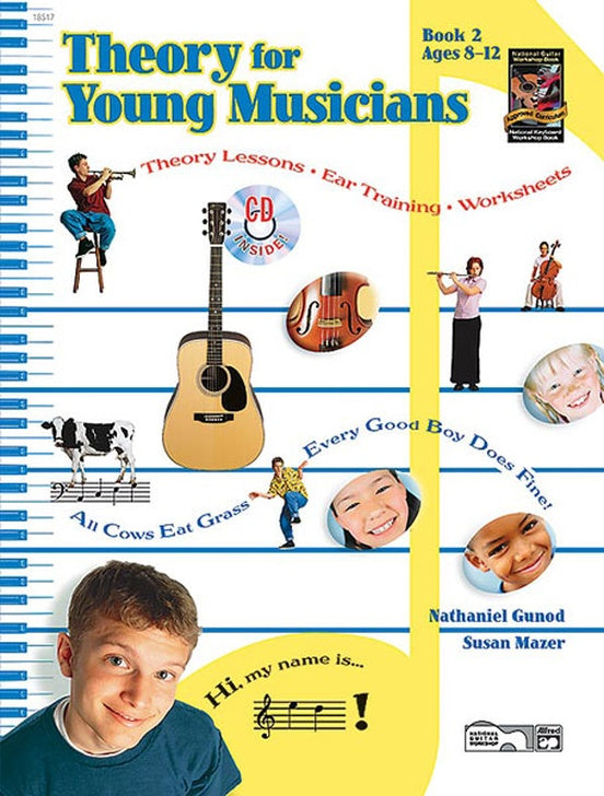 Libro de Guitarra, Theory for Young Musicians, Book 2-incluye CD