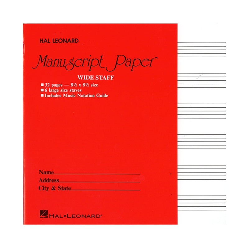Cuaderno Pautado para niños, by Hal Leonard