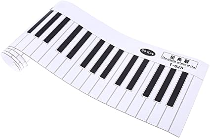 Teclado de piano, de cartulina