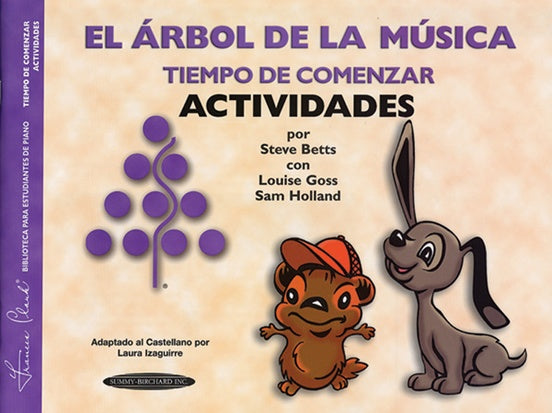 Libro de Piano, El árbol de la música, Actividades, Tiempo de comenzar