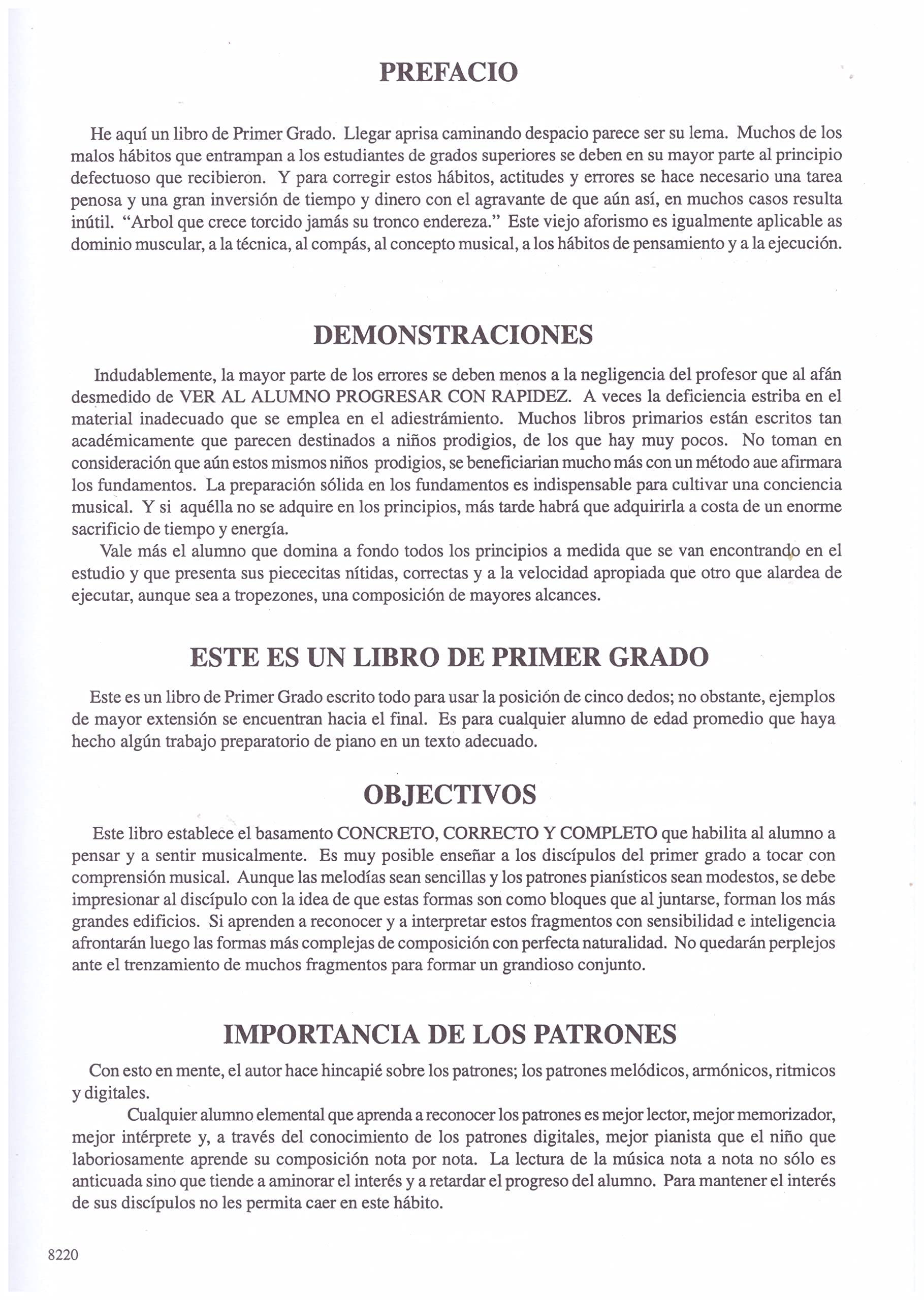 Libro de Piano John Thompson Primer Grado,Parte II