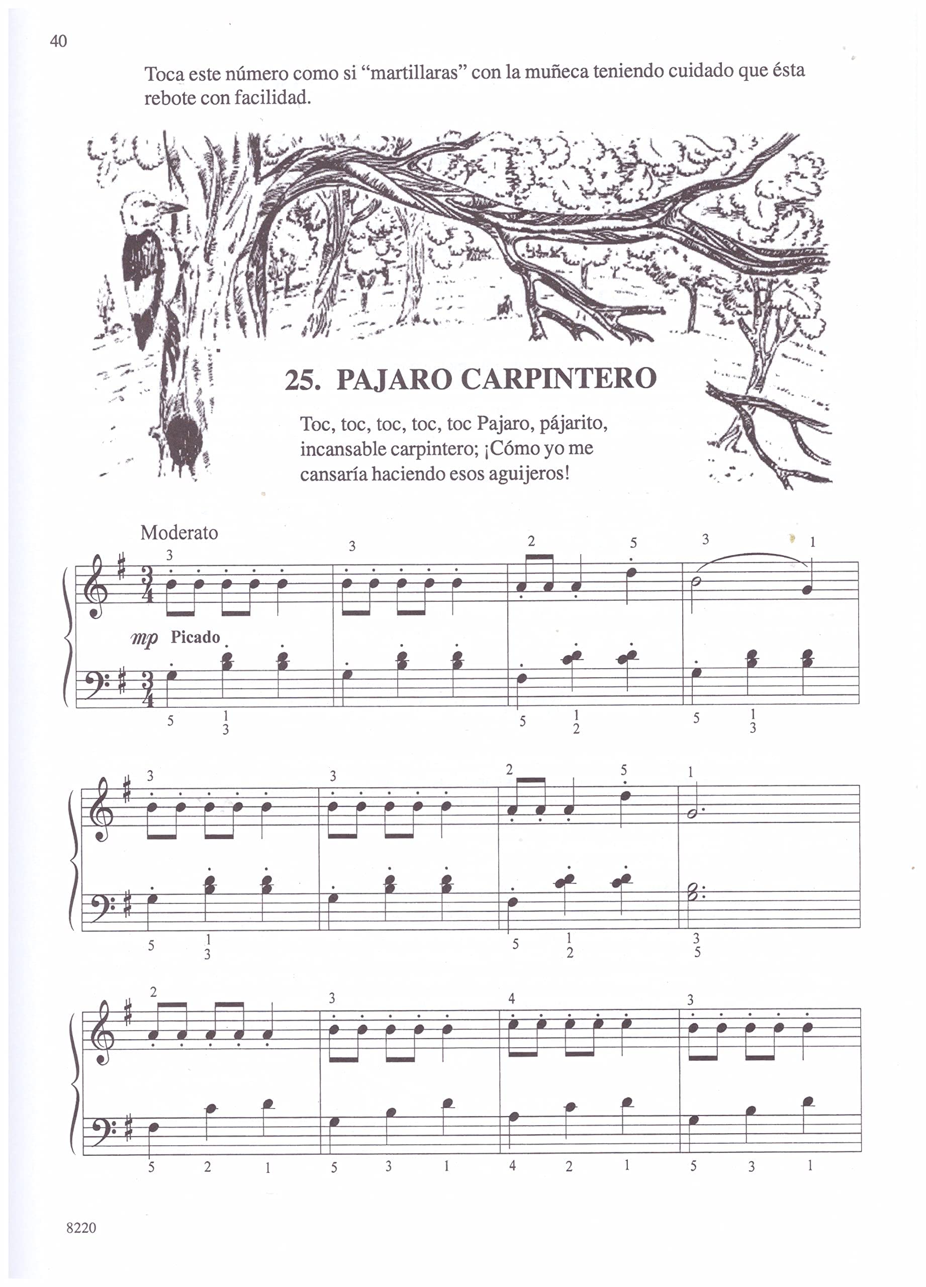 Libro de Piano John Thompson Primer Grado,Parte II