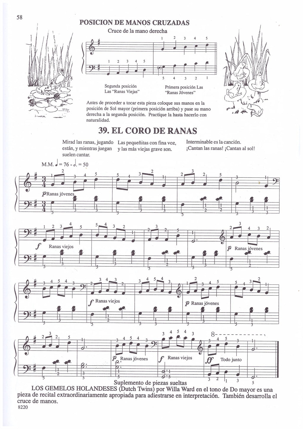 Libro de Piano John Thompson Primer Grado,Parte II