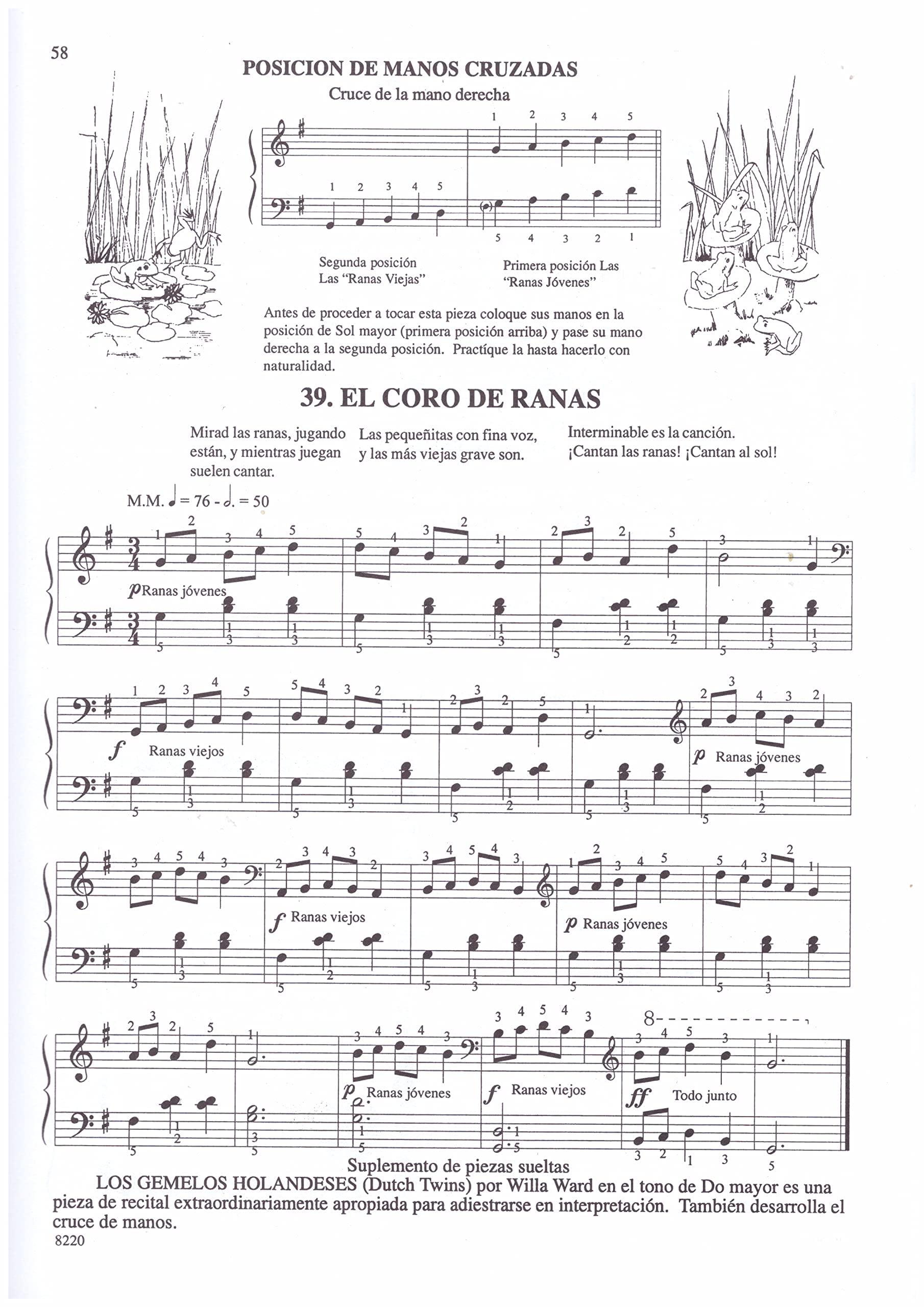 Libro de Piano John Thompson Primer Grado,Parte II