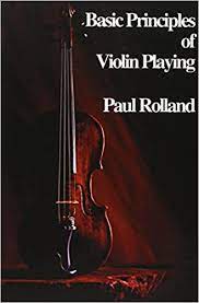 Libro Basic Principles of Violin Playing, Paul Rolland