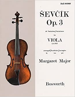 Partituras para Viola, Sevcik Op.3 by: Margaret Major