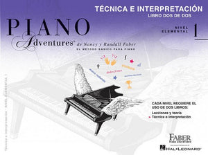 Libro de Piano, Piano Adventures, Técnica e Interpretación, Nivel Elemental 1