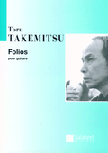 Partituras para Guitarra, Toru Takemitsu, Folios pour guitare