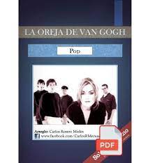Partituras de Piano, Pop, La Oreja de Van Gogh