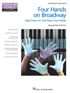 Partituras para Piano, Four Hands on Broadway, by: Fred Kern