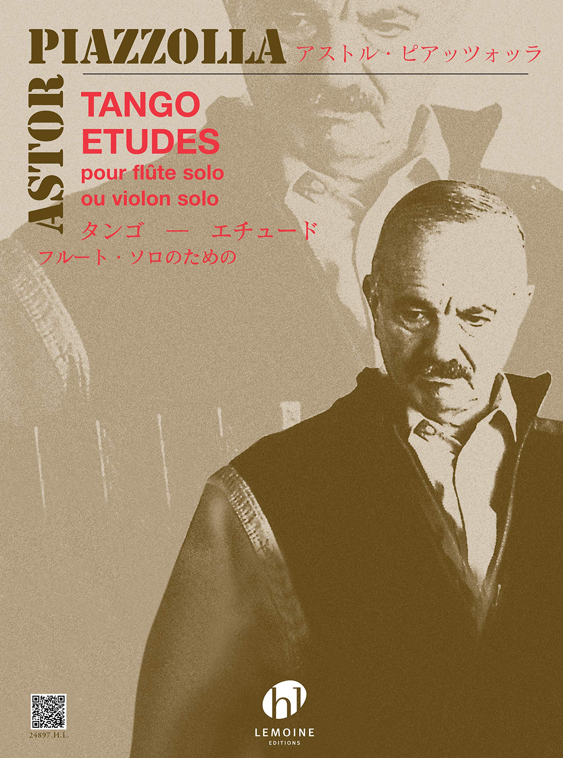 Libro de Flauta y Violín, Tango Etudes, by Astor Piazzolla