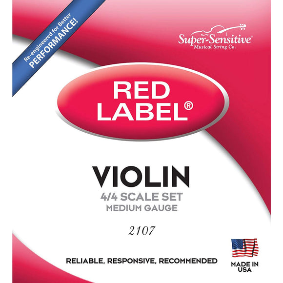 Juego de Cuerdas de Violín Red Label 4/4