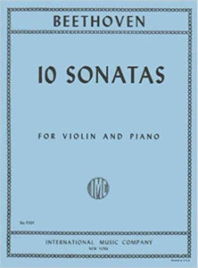 Libro de Piano y Violín, 10 Sonatas, Beethoven