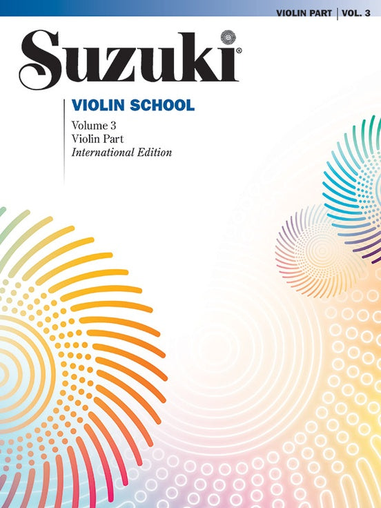 Libro de violín Suzuki Volumen 3