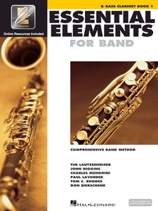 Libro de Clarinete Bajo, Essential Elements 2000, Book 1 incluye CD