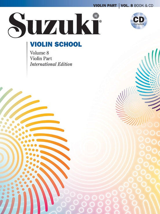 Libro de violín Suzuki Vol.8