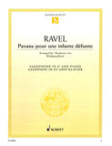 Libro de Saxofón y Piano Ravel Pavane pour une infante défunte.