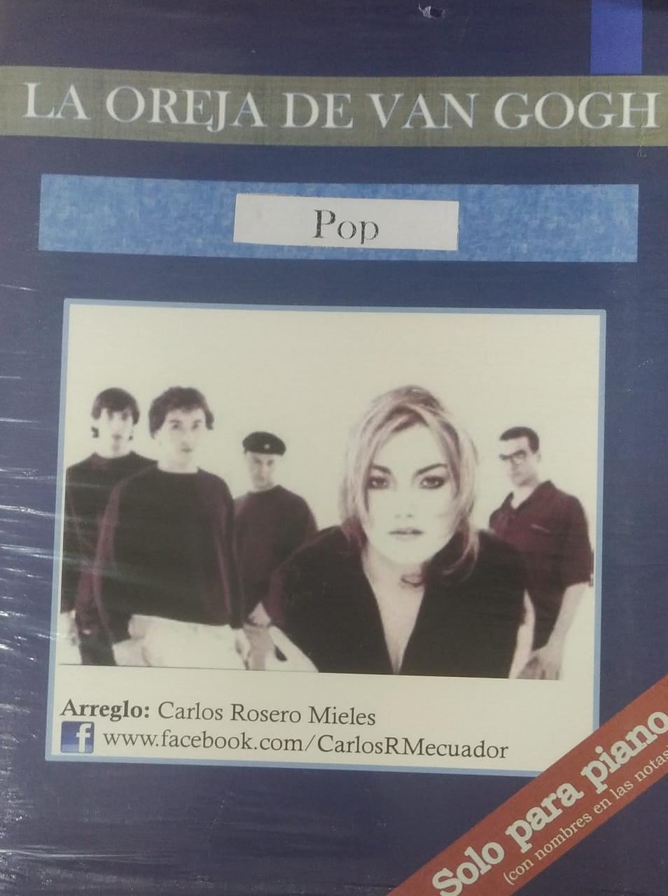 Partituras de Piano, Pop, La Oreja de Van Gogh