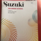 Libro de Flauta Soprano Suzuki Volumen 1