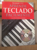 Libro de piano Aprende A Tocar Teclado Fácilmente primer nivel