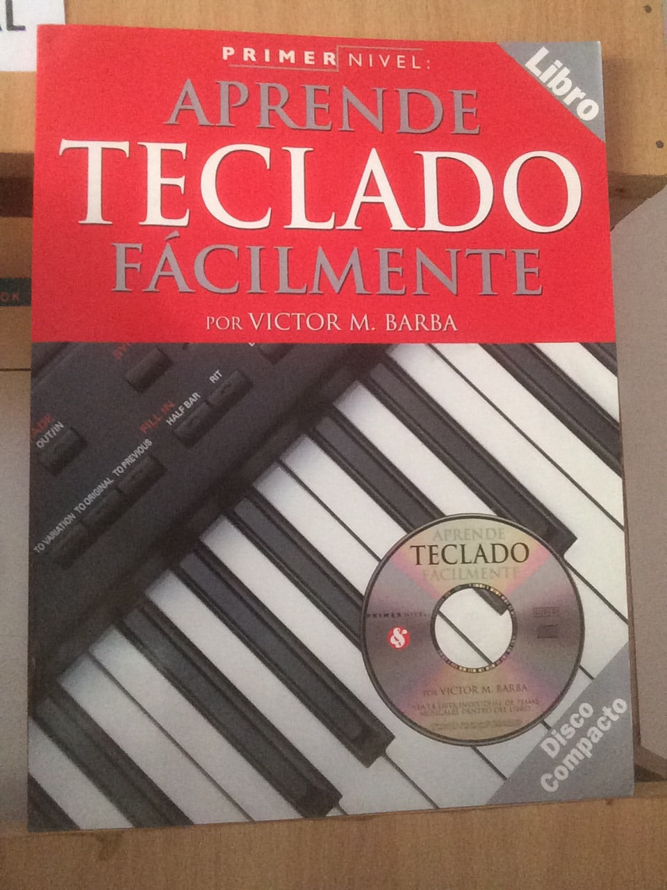 Libro de piano Aprende A Tocar Teclado Fácilmente primer nivel
