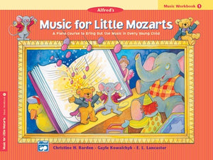 Libro de Piano Music for Little Mozart Workbook 1
