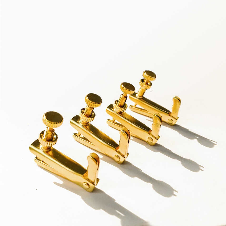 Micro Afinador de violín Gold ajustable
