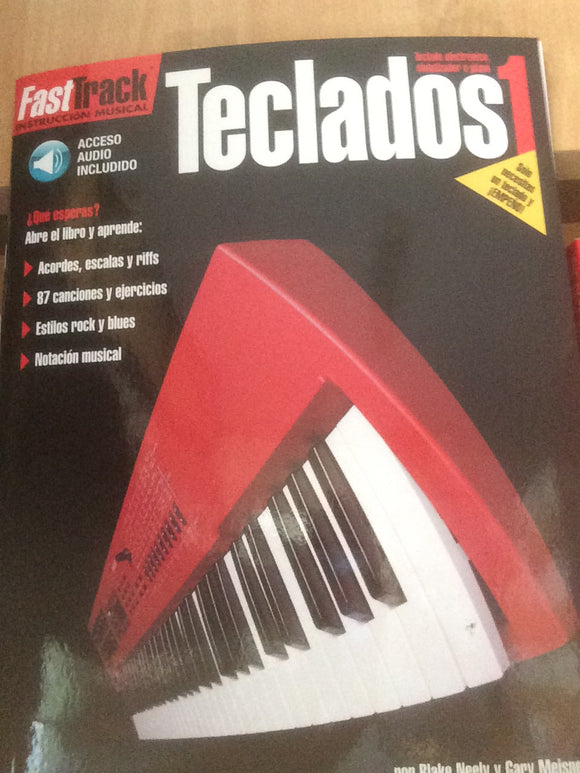 Libro de piano Teclados 1 Fast Track Hal Leonard