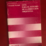 Libro Guía Para El Estudio De La Dirección Orquestal Fernando Previtali Ricordi