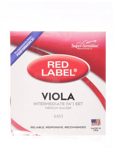 Juego de Cuerdas de Viola Red Label full size